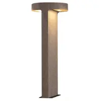 Zambelis Lampione a LED E384, a 2 luci, in cemento, altezza 70 cm