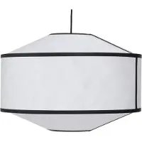 New Works Lampada a sospensione Kite, Ø 65 cm, bianco/nero, a 3 luci.
