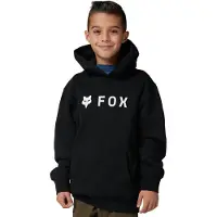FOX Kid's Absolute Fleece Pullover Felpa con cappuccio Bambini (L, nero)