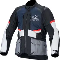 Alpinestars Giacca Andes Air Drystar Deep Blue Black Ice Gray, Taglia: XL