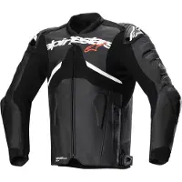 Alpinestars Giacca In Pelle Atem V5 Black White, Taglia: 58