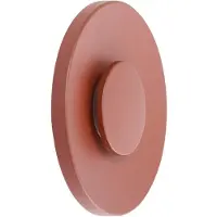 LUCANDE Applique da esterni LED Kayana, color ruggine, alluminio, 24 cm