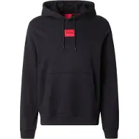 HUGO per uomo. 50458700 Felpa nera Daratschi (M), Nero, Casual, Cotone, Manica lunga, Sostenibile