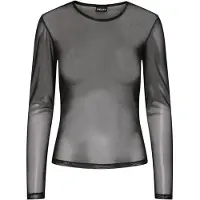 Pieces Top A Maniche Lunghe | Nero | XL