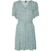 Vero Moda Abito camicia 'VMAlba' verde pastello / bianco