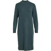 Vila Viril Long Sleeved Vestito Midi