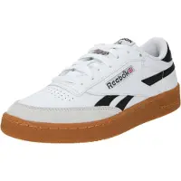 Reebok - Sneakers retrò - Club C Revenge Vintage White/Black/Gum per Uomo in Pelle - Taglia 42,5 - Bianco