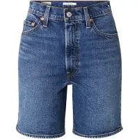 Levi's Ribcage Bermuda Shorts Blue Taglia: W25 | Pantaloncini Outlet | Donna | Blu
