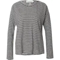 Armedangels Women's Xianaa Lovely Stripes Maglia a manica lunga Donna (L, grigio)