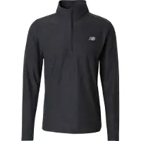 New Balance Sports 1/4 Zip Long Sleeve Top In Black Space Dye Taglia: XL | Abbigliamento Sportivo Outlet | Uomo | Nero