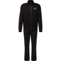 EA7 per uomo. 8NPV67_PJVTZ Tuta Pro nera (S), Nero, Casual, Sportivo, Cotone, Manica lunga