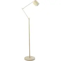 Light & Living Lampada da terra - beige - Rijeka - metallo - lampada da lettura - G9 - 1740125 -