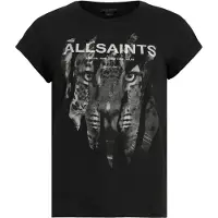 AllSaints Riproar Anna Tee Black Taglia: XS | Maglie Sportivi Outlet | Donna | Nero