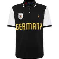 Ralph Lauren per uomo. 710944671001 Polo Classic Fit Germania nera (L), Casual, Cotone, Manica corta