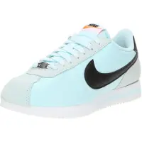 Nike Scarpa Bassa Donna W Cortez Glacier Blue/black/white/safety Orange