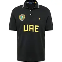 Ralph Lauren per uomo. 710944672001 Polo Classic Fit UEAE nera (M), Nero, Casual, Cotone, Manica corta