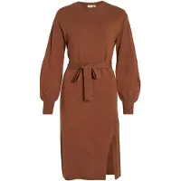 Vila Belted Midi Vestito A Maglia