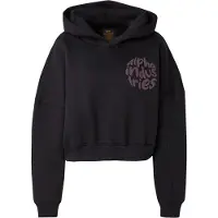 Alpha industries Logo Hoodie Black Taglia: XS | Felpe con cappuccio Outlet | Donna | Nero