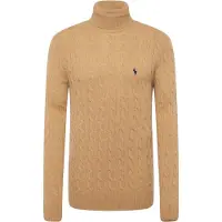 Ralph Lauren Maglione a dolcevita in misto lana con logo