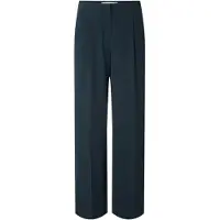 Selected Pantaloni Gamba Ampia Donne Blu 40