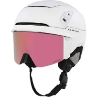 Oakley - Casco da sci con visiera integrata - Mod7 White/Prizm Rose Gold Irid - Taglia M - Bianco