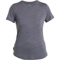 Icebreaker Women's Merino 125 Cool-Lite Sphere III S/S Tee Maglia merino Donna (L, grigio)