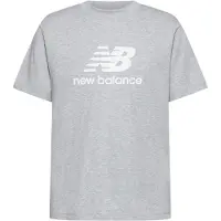 New Balance Nb Essentials Logo T-shirt In Grey Taglia: L | T-shirt stampate Outlet | Uomo | Grigio