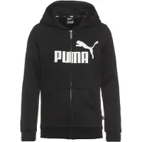 Puma Felpe con cappuccio ESSENTIAL BIG LOGO FZ HOODIE ragazzo - Nero - 7 / 8 anni
