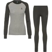 Odlo Women's Active Warm Special Set Intimo sintetico Donna (M, grigio)