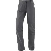 Schöffel Women's Pants Ascona Zip Off Pantaloni da trekking Donna (20 - Short, grigio/nero)