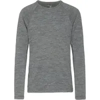 Icebreaker Kids 200 Oasis L/S Crewe Intimo lana merinos Bambini (128, grigio)