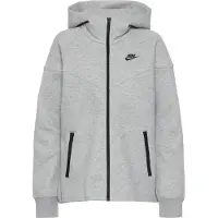 Nike Felpa Leggera Cappuccio Zip Donna W Sportswear Tech Fleece Windrunner Full-zip Hoodie Dk Grey Heather/black