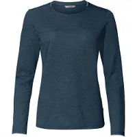 Vaude Women's Essential L/S T-Shirt Maglia funzionale Donna (46, blu)