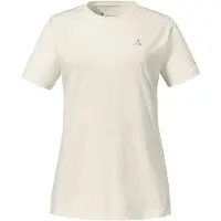 Schöffel Women's Circ T-Shirt Tauron Maglia funzionale Donna (46, bianco/beige)