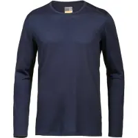 Icebreaker - Primo strato in lana merino - M Merino 200 Oasis LS Crewe Midnight Navy per Uomo - Taglia L - Blu navy