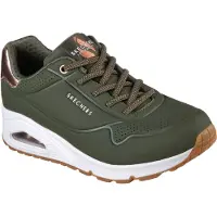 SKECHERS Scarpa stringata sportiva verde