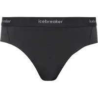 Icebreaker Women's 125 Cool-Lite Sprite Hipster Intimo lana merinos Donna (S, nero)