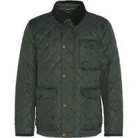 Barbour per uomo. MQU1808 Giacca Hornby verde (L), Casual, Poliestere