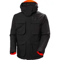 Helly Hansen - Giacca da sci impermeabile e isolante in Primaloft Black Eco - ULLR D Heritage Long Jacket Black - Taglia M - Nero