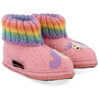Haflinger Kid's Fairy Tale Pantofole Bambini (24, fuchsia)