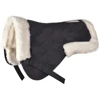 Waldhausen Cuscino sella in di agnello pony nero/naturale