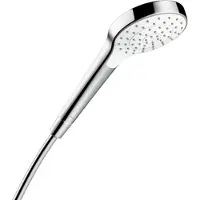 Hansgrohe Croma Select S douchette à main 1 jet EcoSmart, blanc/chrome, 26805400, 26805400