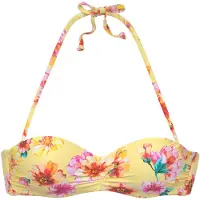 Sunseeker Top per bikini turchese / giallo / rosa / bianco
