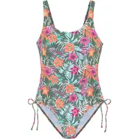 Venice beach Costume intero blu chiaro / verde / arancione / rosa