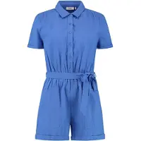 Shiwi Freya Mousseline Waffle Jumpsuit Beach Blue Taglia: M | Tute corte Outlet | Donna | Blu