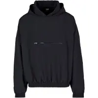 Urban Classics 90's Pull Over Jacket Black Taglia: M | Felpe con cappuccio Outlet | Uomo | Nero