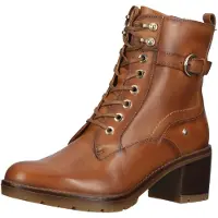 Pikolinos per donna. W7H-8510 Stivaletti in pelle Llanes marrone - Altezza tacco 6 cm (36), 3 a 5cm, 5 a 8cm, Cerniera, Casual