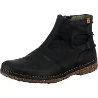 El naturalista per donna. 2N9171010005_001 N917 Stivaletto in pelle Angkor nero (38), 1 a 3 cm, Cerniera, Casual, Grigio