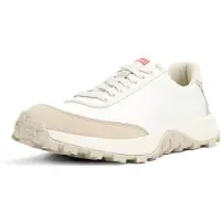 Camper per uomo. K100864-007 Sneakers in pelle Drift Trail bianco (41), Tessuto, Basso, Stringhe, Casual