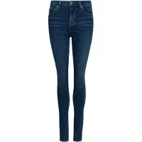 Superdry per donna. W7010796A Jeans skinny a vita alta in cotone organico blu (28/30), Denim, Poliestere, Sostenibile